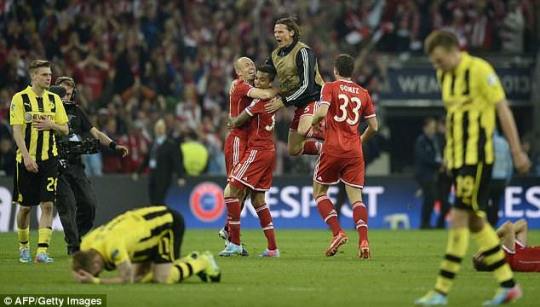Jurgen Klopp's Dortmund defeated against Bayern Munich in the Champions' League Final