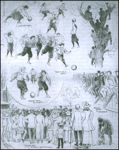 History of Women's Football - Women's football in 1895 (Alexander Boyd, 1854-1930)