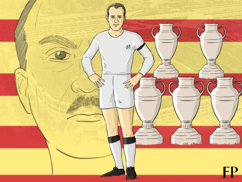 Francisco Franco used his fascist power to wrest Di Stefano from FC Barcelona